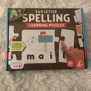 **NIB** 3&4 Letter Spelling puzzles | 20 puzzles | 4+